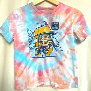 ADIDAS- TIEDYE ‘BRING THE NOISE’ TSHIRT- Size Small(8)
